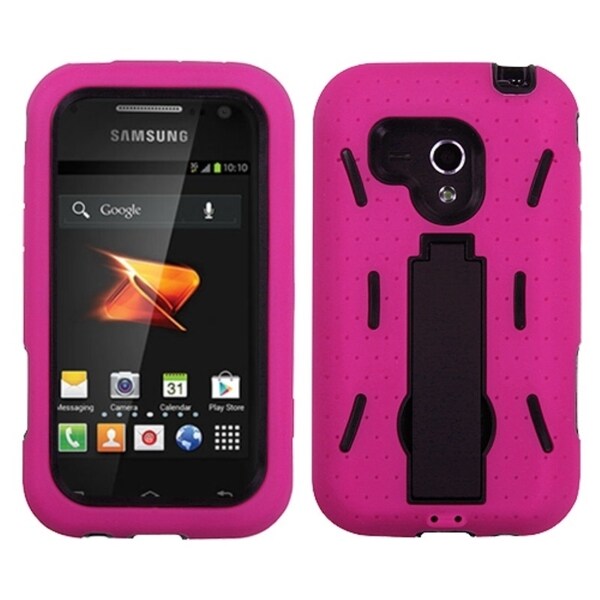 INSTEN Pink Hybrid Stand Phone Case Cover for Samsung M830 Galaxy Rush