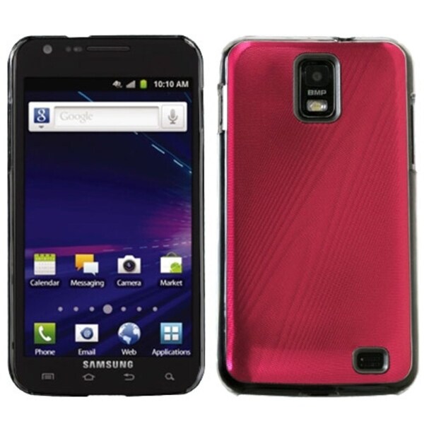 INSTEN Red Cosmo Phone Case Cover for Samsung Galaxy S II Skyrocket i727