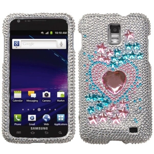 INSTEN Star Track Diamond Phone Case Cover for Samsung Galaxy S II Skyrocket i727