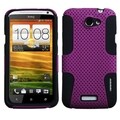 BasAcc Purple/ Black Case for HTC One X/ One X+