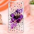 BasAcc Amethyst Amaryllis Flower Crystal Case for Apple iPhone 5