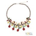Handcrafted Multi-gemstone 'Lanna Splendor' Necklace (Thailand)