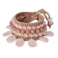 Rose Quartz and Aventurine 'Dawn Rose' Bracelet (Thailand)