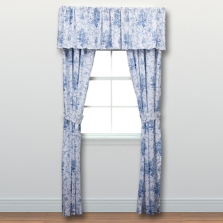 Laura Ashley Sophia Cotton 4-piece Drape Set