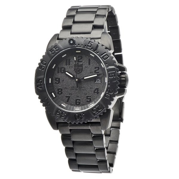 Luminox Men's 'Steel Colormark' Blackout Steel Watch