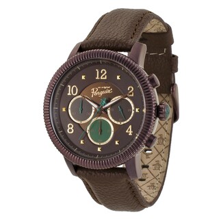 Original Penguin Men's 'Dino' Brown Dial Chronograph Watch