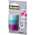 Scotch Expressions Tape Removable 3/Pkg-Circles/Blue/Salmon