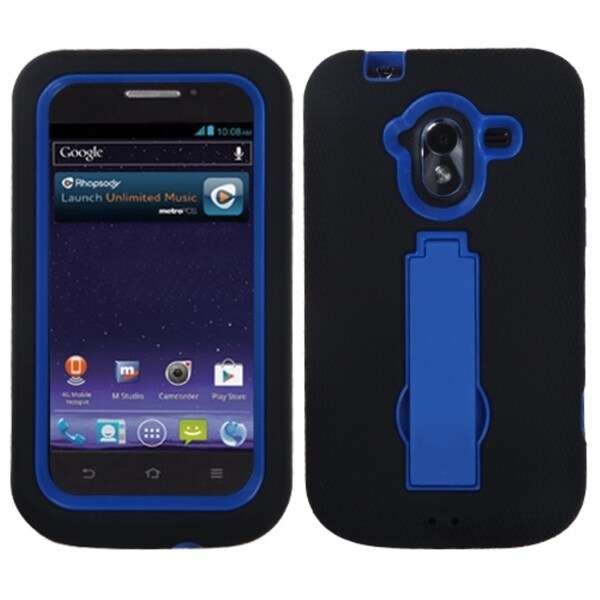 INSTEN Dark Blue/ Black Phone Case Cover for ZTE N9120 Avid 4G