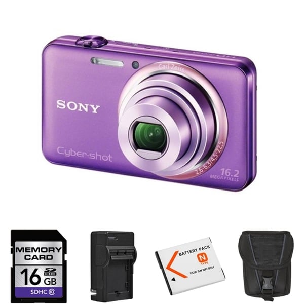 Sony Cyber-shot DSC-WX70 16.2MP Digital Camera with 16GB Bundle