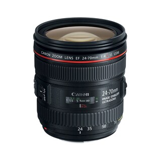 Canon EF 24-70mm f/4.0L IS USM Standard Zoom Lens (New Non Retail Packaging)