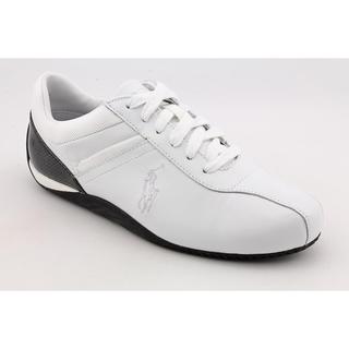 Polo Ralph Lauren Men's 'Barnham' Leather Athletic Shoe - Overstock ...
