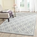 Safavieh Handmade Cambridge Moroccan Silver Wool Rug (5' x 8')