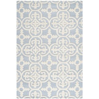 Safavieh Handmade Cambridge Moroccan Light Blue Wool Rug (3' x 5')