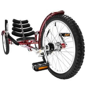 Mobo Shift The Worlds First Reversible Three Wheeled Adult Red Cruiser-Image