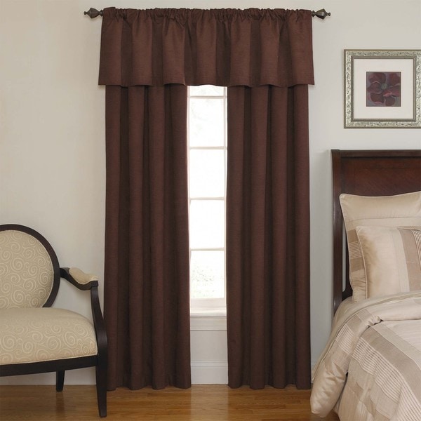 Sound Asleep Room-Darkening Chocolate Curtain Collection