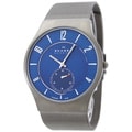 Skagen Men's Titanium Case Blue Dial Watch