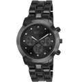 Breda Women's 'Nicole' Black Dial/Case Watch