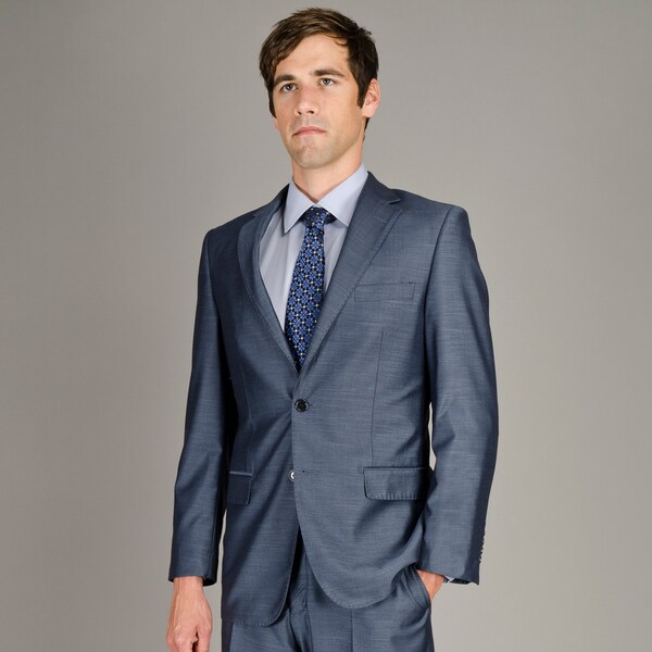 wilke rodrigues postman blue sharkskin suit