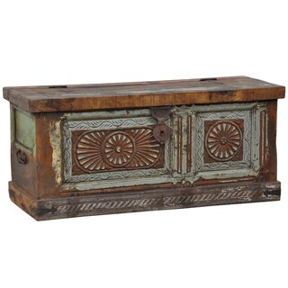 'Alec' Old Panel Reclaimed Wood Storage Box