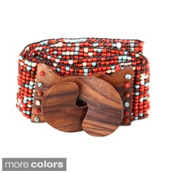 Splatter Some Colors Beaded Belt (Indonesia)-Image