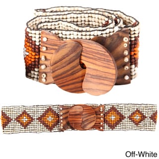 Block Rock Beaded Belt (Indonesia)-Image