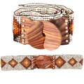 Block Rock Beaded Belt (Indonesia)