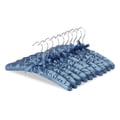 Whitmor Navy Blue Satin Padded Blouse Hangers (Set of 20)