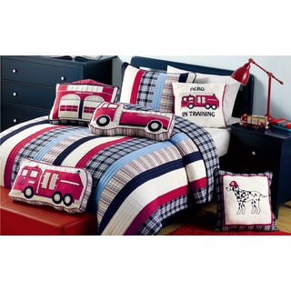 (_ _ ) Ronnie Varsity Striped 3-piece Quilt