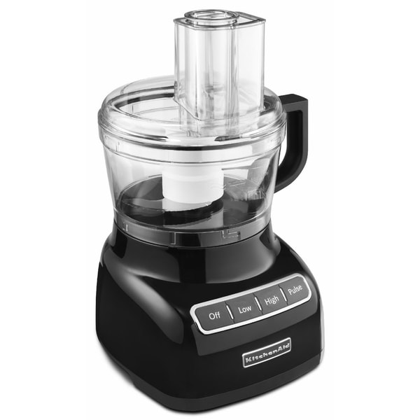 KitchenAid RKFP0711OB Onyx Black 7-cup Food Processor (Refurbished)