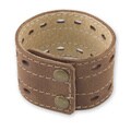 Handcrafted Men's Leather 'Riverbank' Bracelet (Mexico)