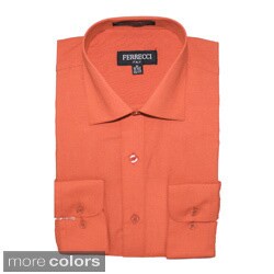 Ferrecci Men's Slim Fit Long-Sleeve Dress Shirt-Image