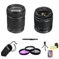 Canon EF-S 18-55mm IS II f/3.5-5.6 & 18-135mm f3.5-5.6 IS Lens Bundle