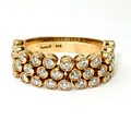 Sonia Bitton 14k Yellow Gold 1ct Pave Diamond Ring