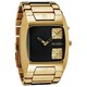 Nixon Men's 'Banks' Gold/ Black Watch