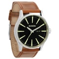 Nixon Men's 'Sentry' Brown/ Black Watch