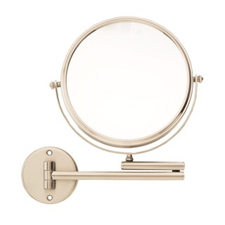 Danielle Satin Nickel Wall Mounted Vanity Mirror