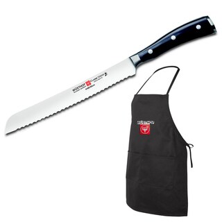 Wusthof Classic Ikon 9-inch Bread Knife and Apron