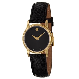 Movado Women's 'Collection' Yellow Goldplated Swiss Quartz Watch