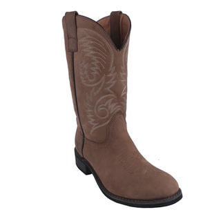 See Reviews AdTec by Beston Men's Round Toe Western Boots
