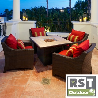 Cantina 5-Piece Fire Table Patio Seating Set