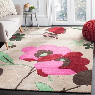 Safavieh Handmade Bella Sand/ Multi Wool Rug (8' x 10')