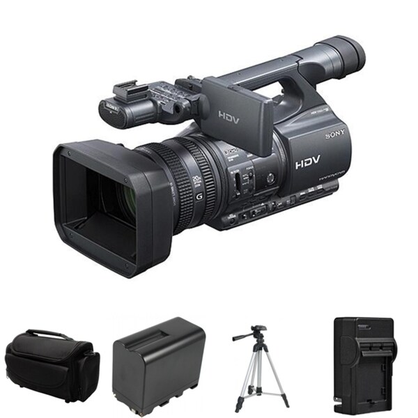 Sony HDR-FX1000 Handycam HDV Black Camcorder Bundle