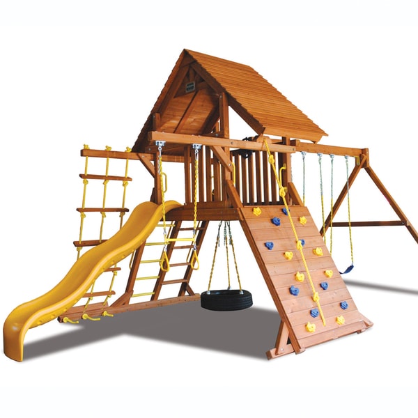  - Play Toys Swing Sets Wooden Swing Sets Victory Double Swing Set