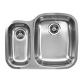 Ukinox Stainless Steel Undermount Double Bowl 70/30 Kitchen Sink