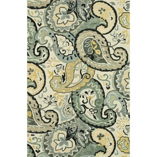 Low Price Hand-hooked Tessa Grey Wool Rug (9'3 x 13)