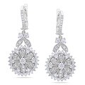 Miadora 14k White Gold 2 7/8ct TDW Diamond Earrings (G-H, SI1-SI2)