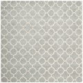 Handmade Moroccan Grey Wool Rug (8'9 Square)