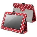 BasAcc Red/ White Dot Case with Stand for Amazon Kindle Fire HD 7-inch