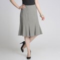 Focus 2000 Women's Houndstooth Flared Career Skirt