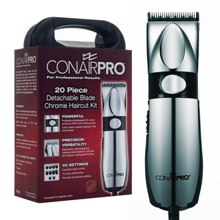 Conair Pro Detachable Blade Chrome 20-piece Haircut Kit